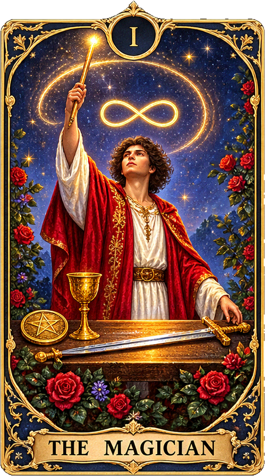 Lá bài Tarot Pháp Sư — The Magician