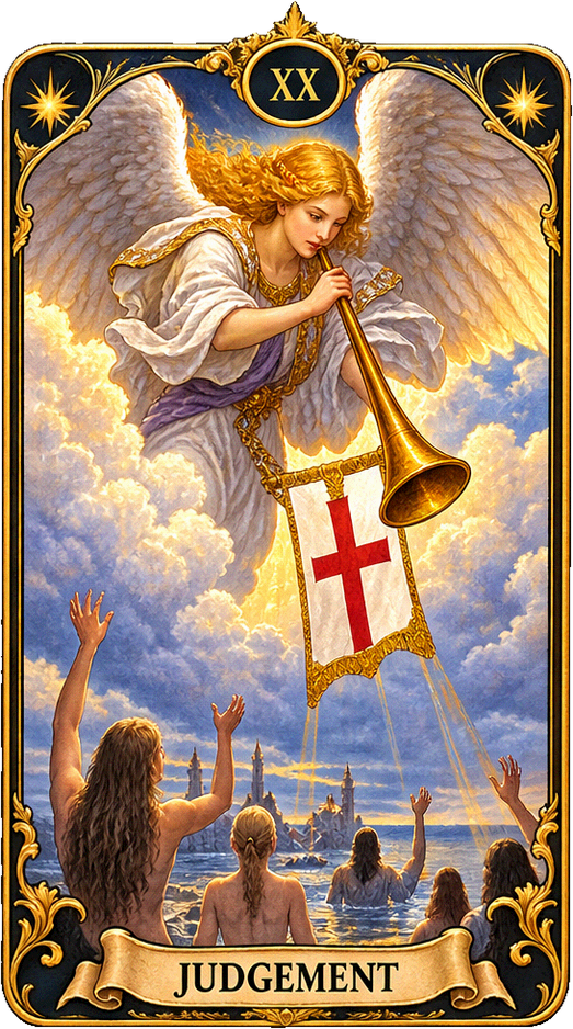 Lá bài Tarot Phán Xét — Judgement
