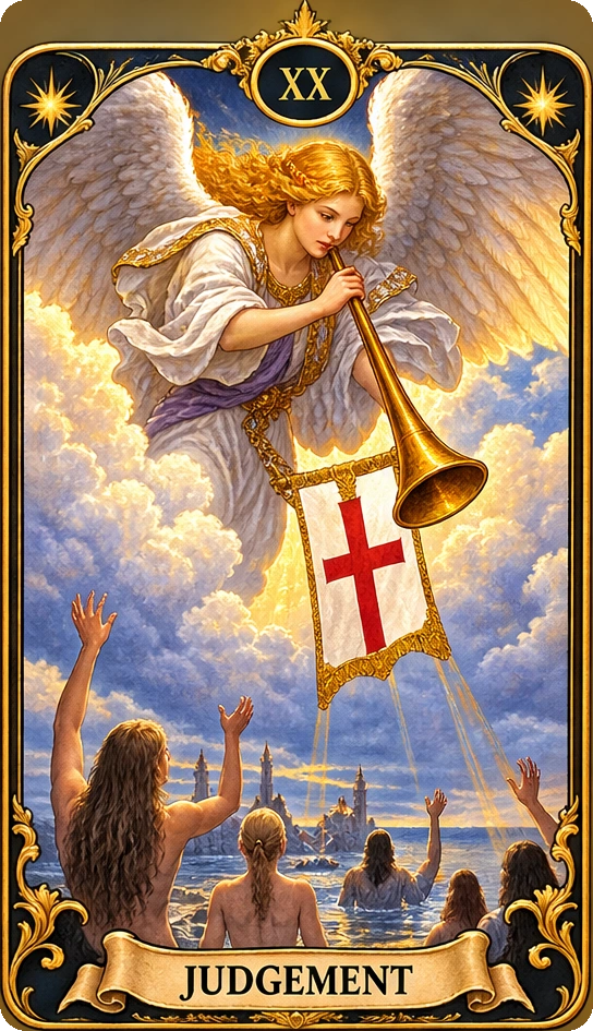 Lá bài tarot Phán Xét — Judgement