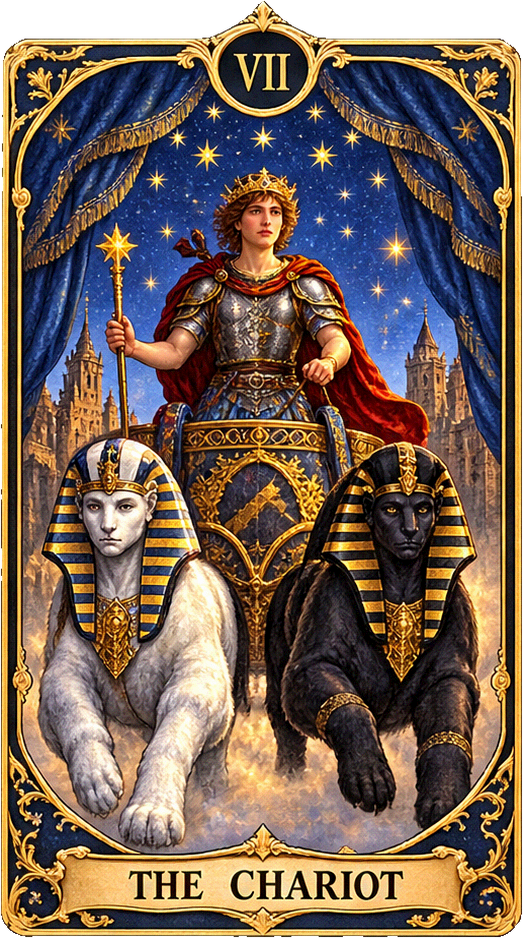 Lá bài Tarot Cỗ Xe — The Chariot