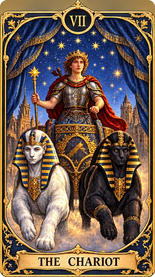 Lá bài tarot Cỗ Xe — The Chariot