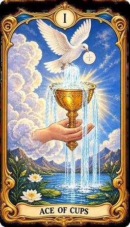 Lá bài tarot Át Cốc