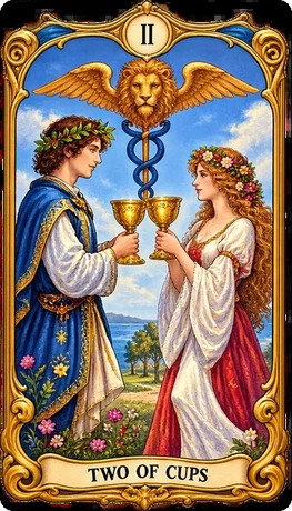 Lá bài tarot Hai Cốc
