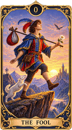 Lá bài Tarot Gã Khờ — The Fool