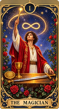 Lá bài tarot Pháp Sư