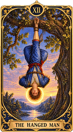 Lá bài Tarot Người Treo Ngược — The Hanged Man
