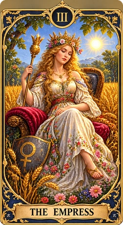 Lá bài tarot Nữ Hoàng