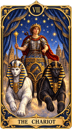 Lá bài Tarot Cỗ Xe — The Chariot