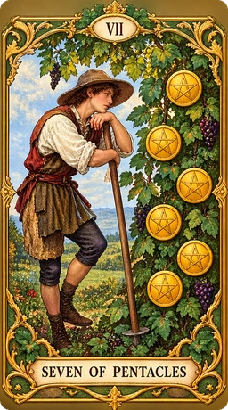 Lá bài tarot Bảy Tiền