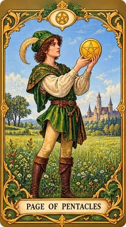 Lá bài tarot Thị Đồng Tiền