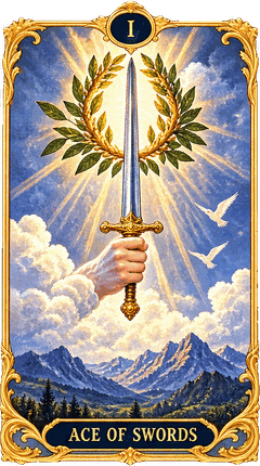 Lá bài Tarot Át Kiếm — Ace of Swords