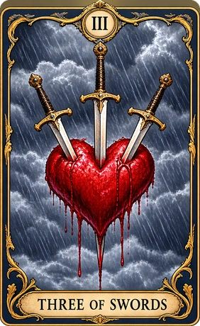 Lá bài tarot Ba Kiếm