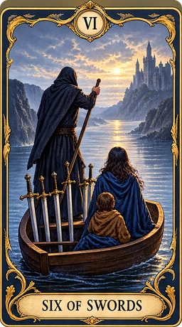 Lá bài tarot Sáu Kiếm