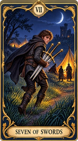 Lá bài tarot Bảy Kiếm