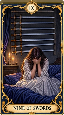 Lá bài tarot Chín Kiếm